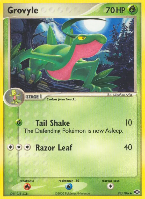 Grovyle, Emerald 028/106