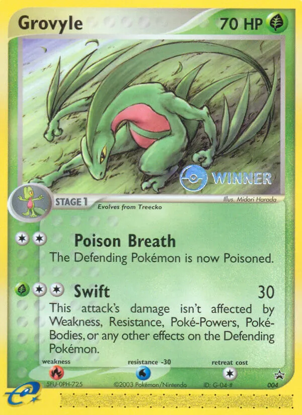 Grovyle, Nintendo Promos 4