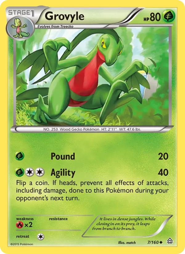 Grovyle, Primal Clash 007/160