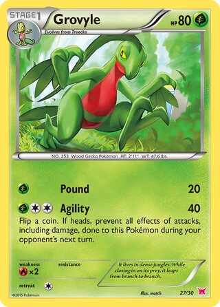 Grovyle, XY trainer Kit (Latias) 027/030
