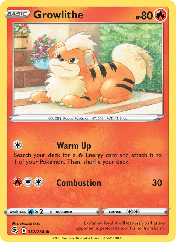 Growlithe, Fusion Strike 032/264