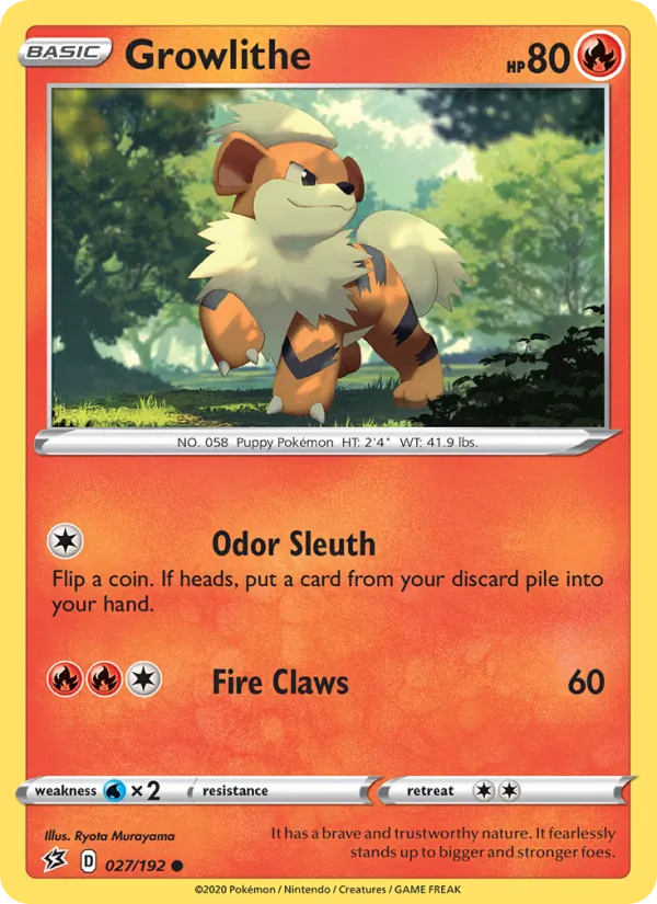 Growlithe, Rebel Clash 027/192