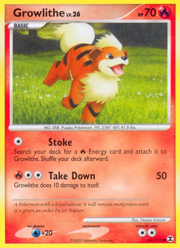 Growlithe, Rising Rivals 063/111