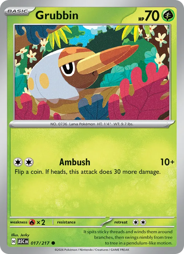 Grubbin, Ascended Heroes 017/217
