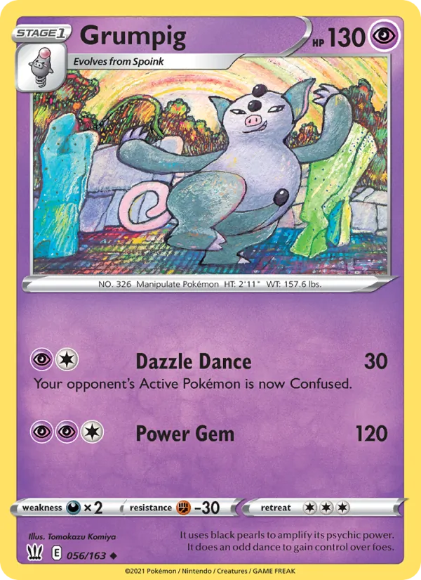 Grumpig, Battle Styles 056/163