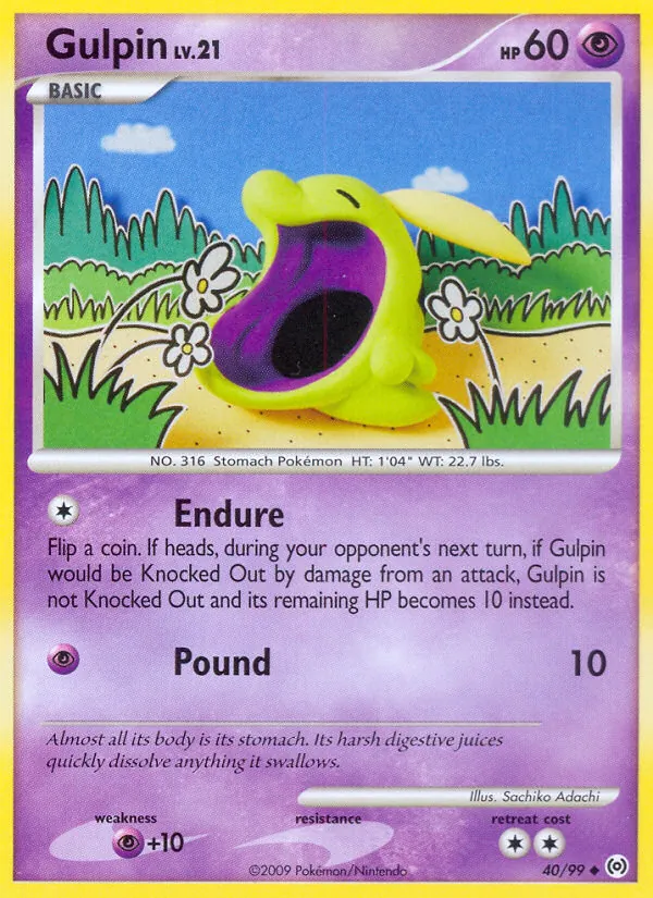 Gulpin, Arceus 040/099