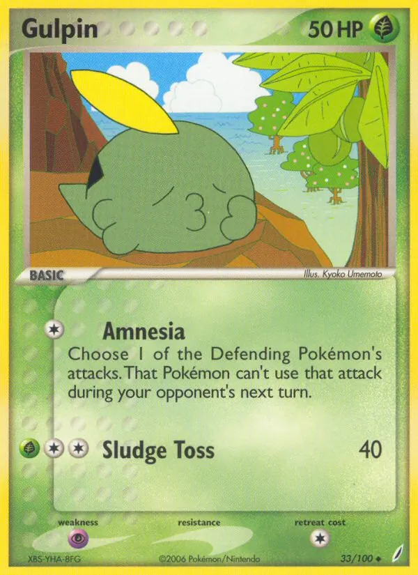 Gulpin, Crystal Guardians 033/100