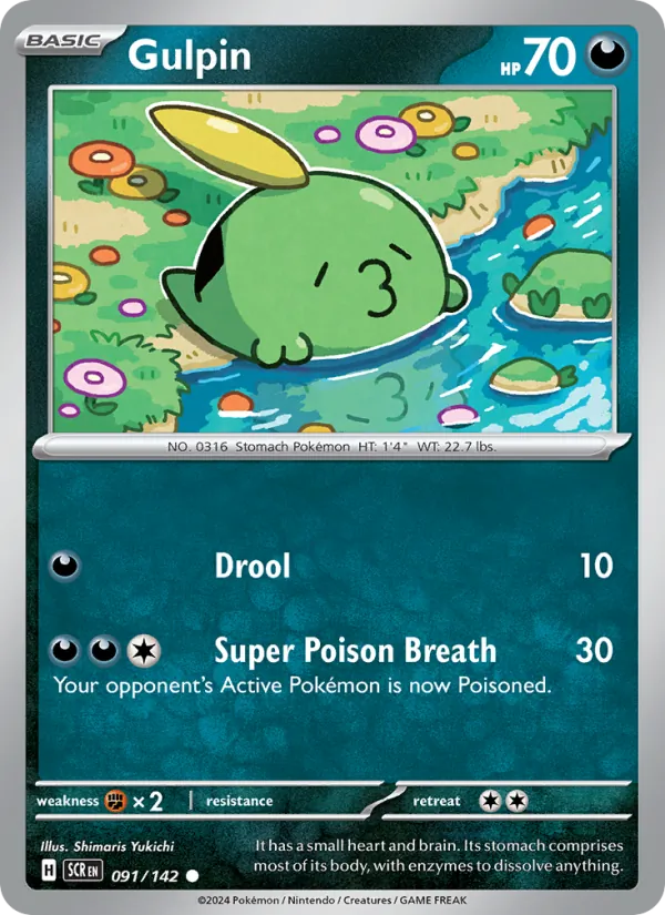 Gulpin, Stellar Crown 091/142
