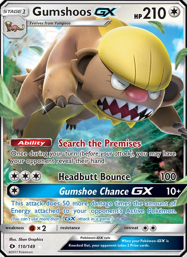 Gumshoos GX, Sun & Moon 110/149