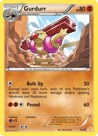 Gurdurr, BW trainer Kit (Excadrill) 014/030