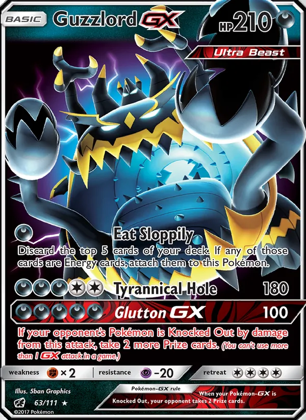 Guzzlord-GX, Crimson Invasion 63a/111