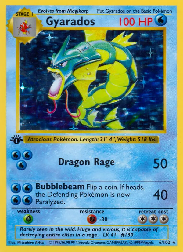 Gyarados, Base 006/102