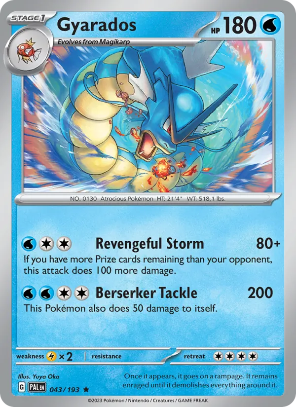 Gyarados, Paldea Evolved 043/193