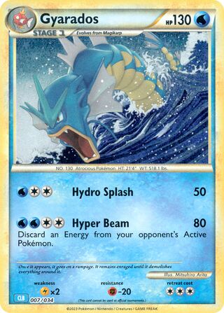 Gyarados, Pokémon TCG Classic (Blastoise) 007/034