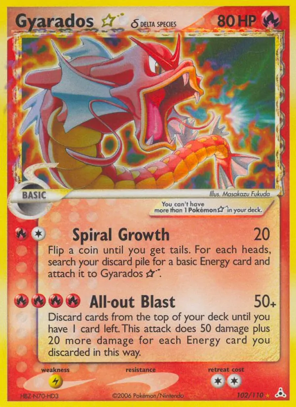 Gyarados ☆ δ, Holon Phantoms 102/110