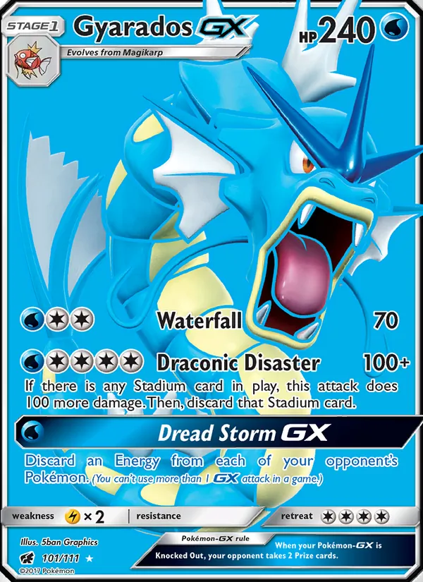 Gyarados GX, Crimson Invasion 101/111