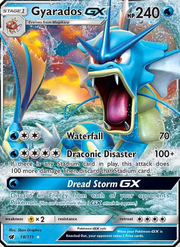 Gyarados GX, Crimson Invasion 018/111