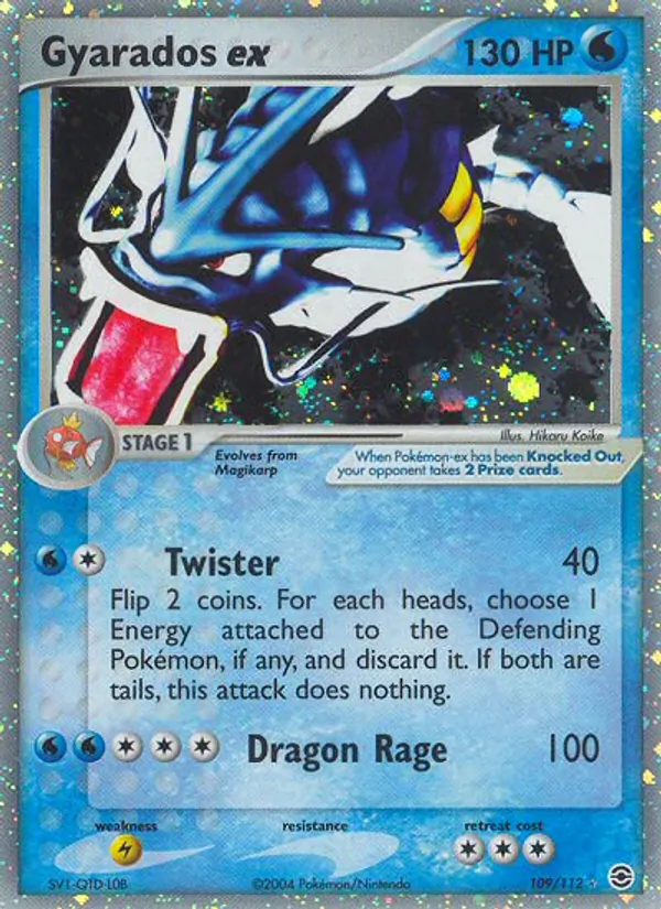 Gyarados EX, FireRed & LeafGreen 109/112