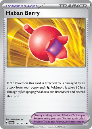 Haban Berry, Prismatic Evolutions 111/131