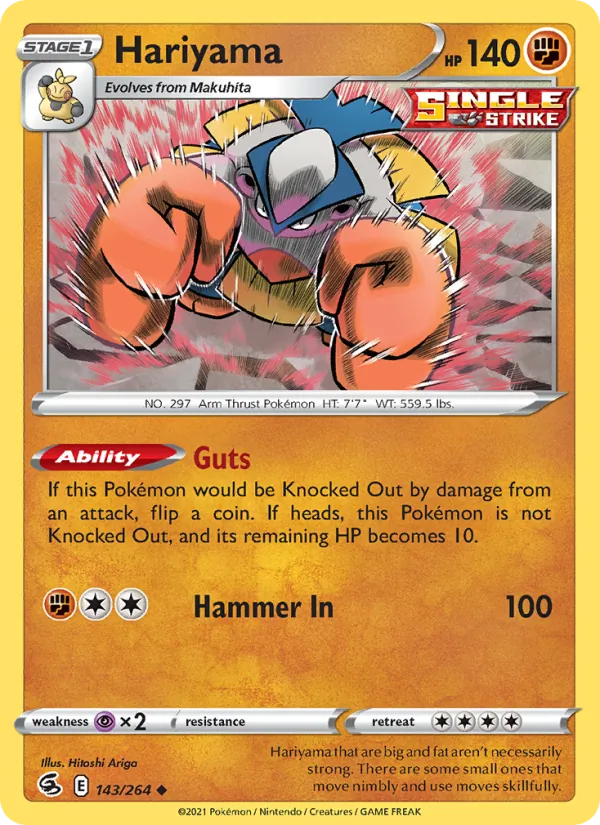 Hariyama, Fusion Strike 143/264