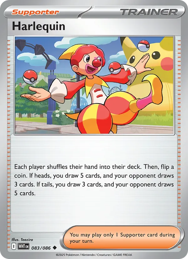 Harlequin, White Flare 083/086