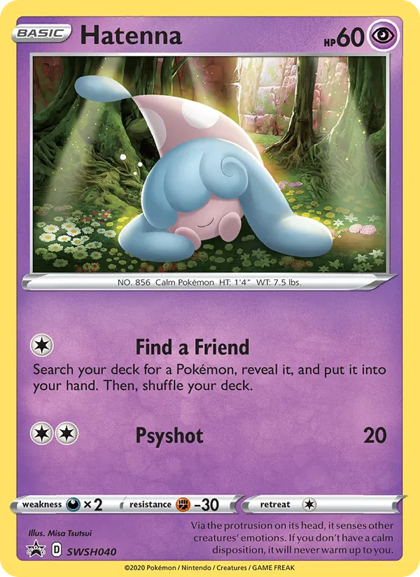 Hatenna, SWSH Black Star Promos SWSH040/307