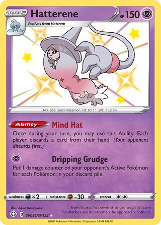 Hatterene, Shining Fates SV056/SV122