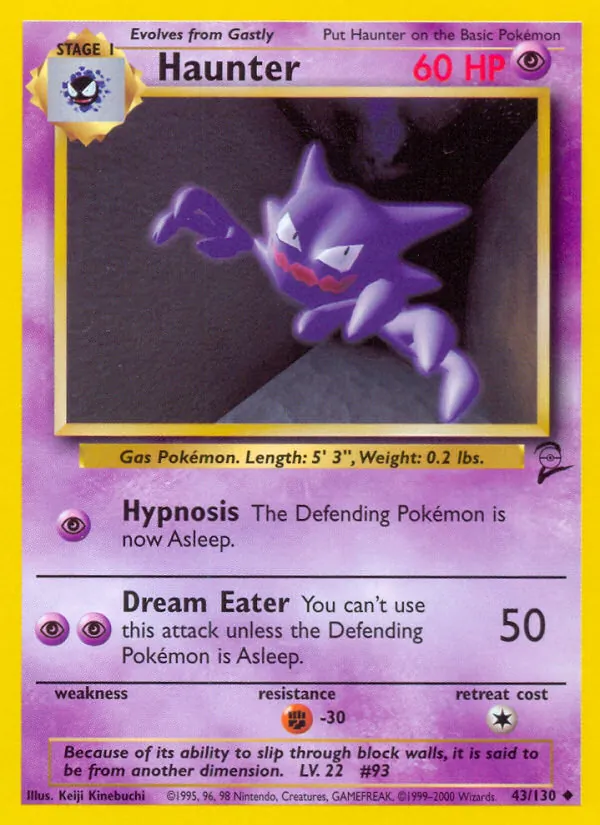 Haunter, Base Set 2 043/130