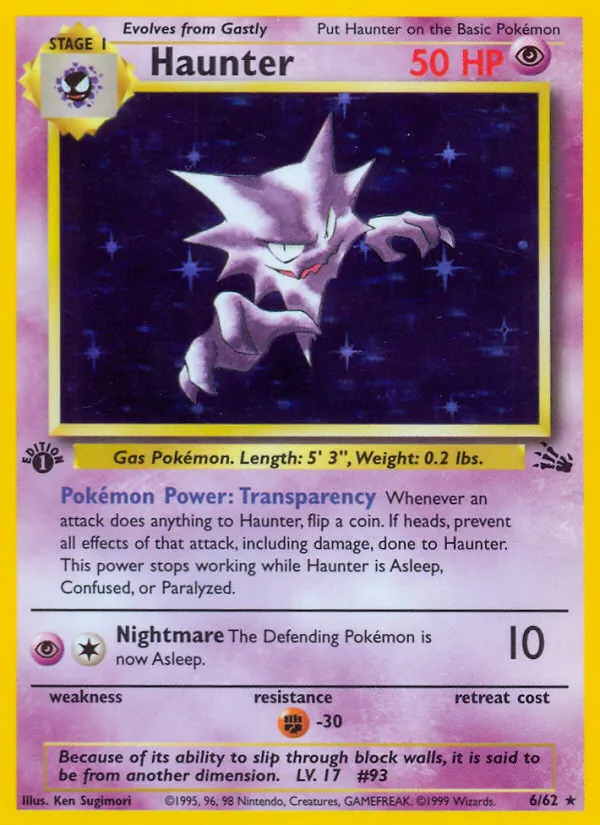 Haunter, Fossil 006/062