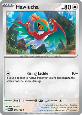 Hawlucha, Prismatic Evolutions 089/131