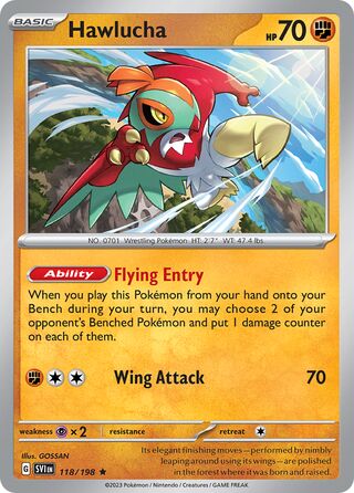 Hawlucha, Gym Series One 118/198