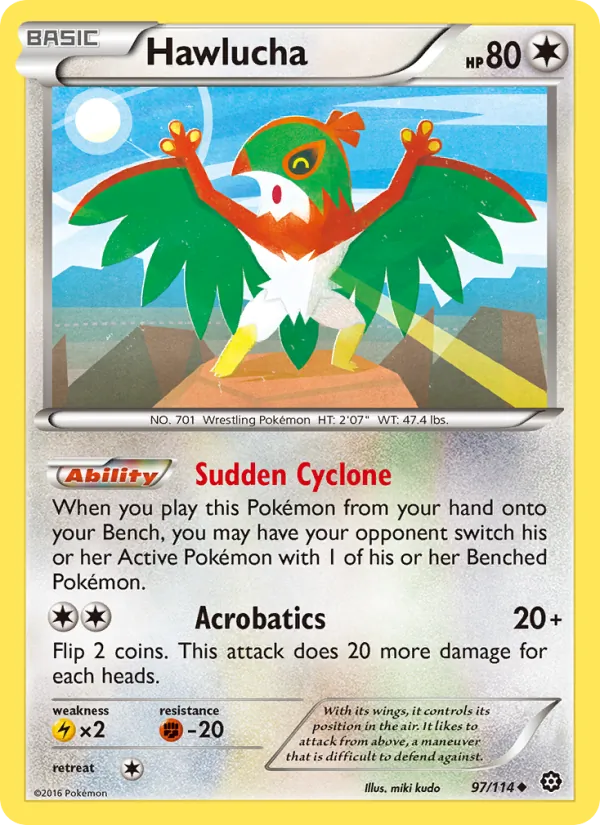 Hawlucha, Steam Siege 097/114