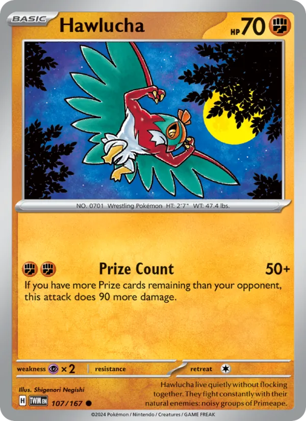 Hawlucha, Twilight Masquerade 107/167