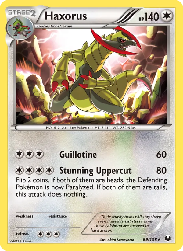 Haxorus, Dark Explorers 089/108
