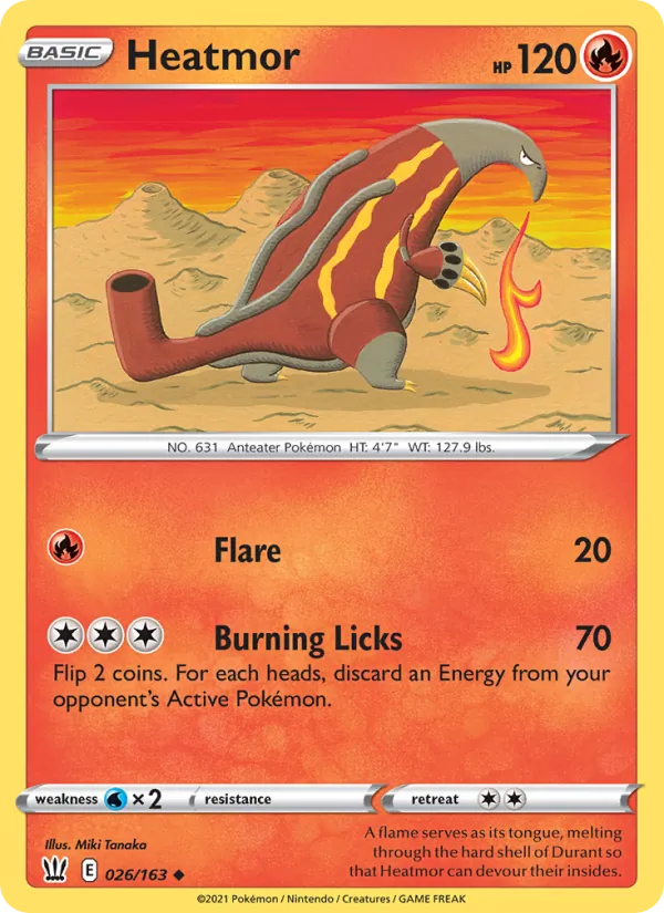 Heatmor, Battle Styles 026/163