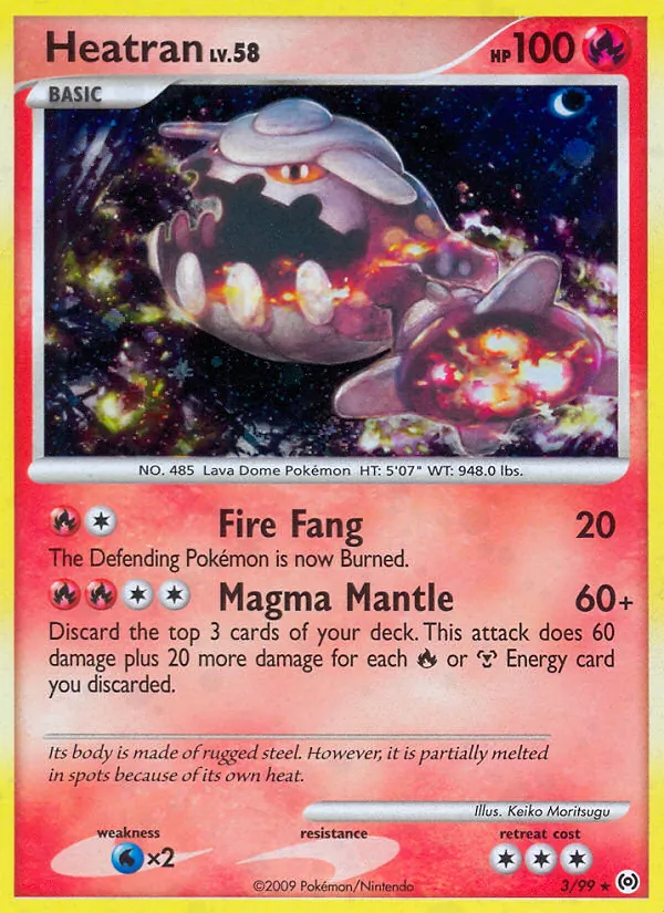 Heatran, Arceus 003/099