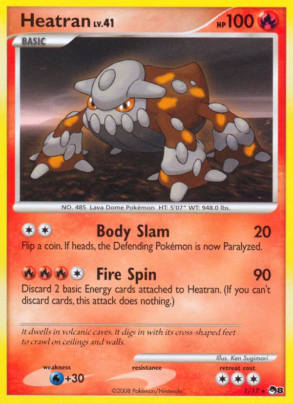Heatran, POP Series 8 001/017
