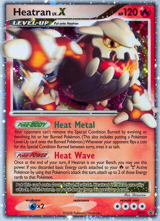 Heatran LV.X, Diamond & Pearl Promos DP31