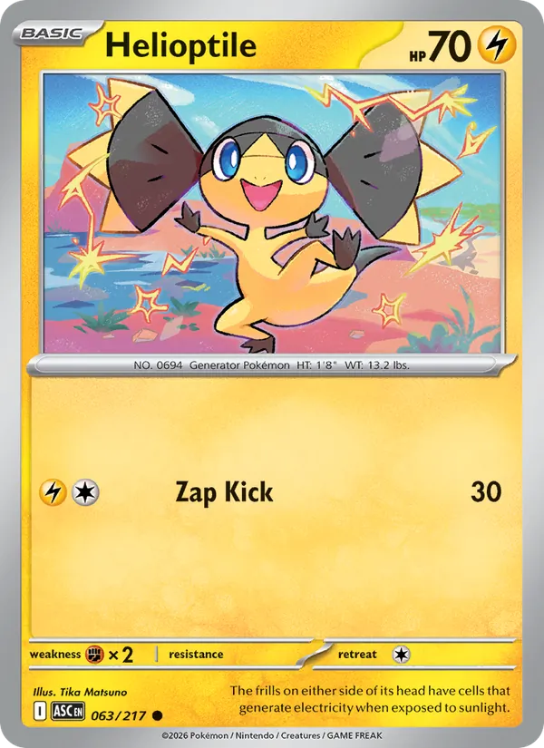 Helioptile, Ascended Heroes 063/217