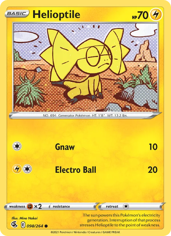 Helioptile, Fusion Strike 098/264