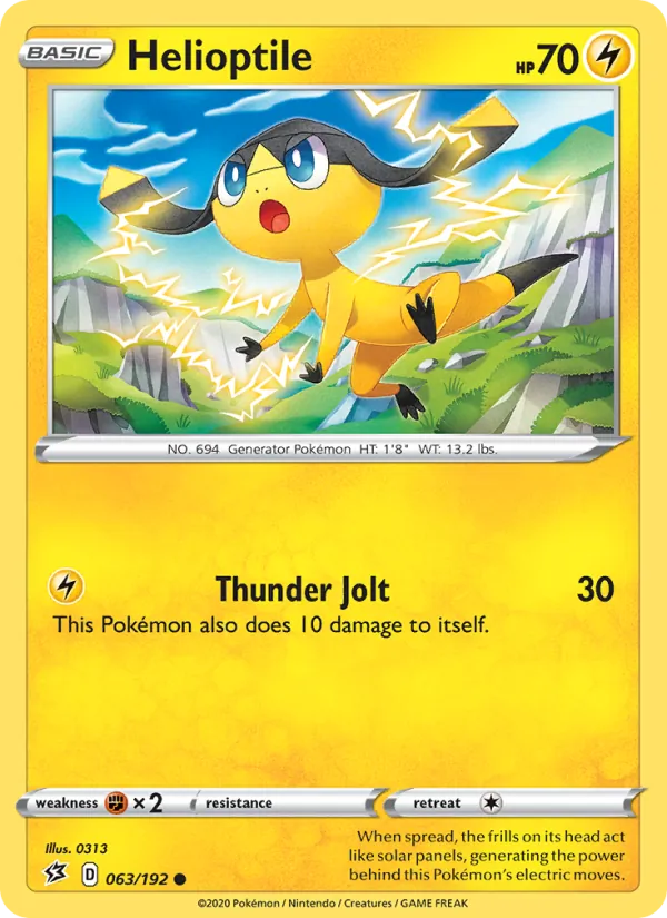 Helioptile, Rebel Clash 063/192