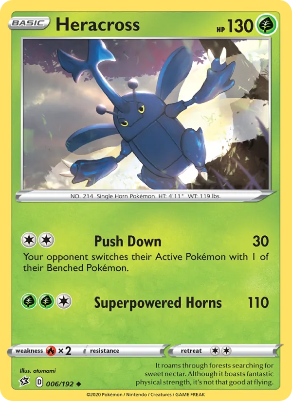 Heracross, Rebel Clash 006/192