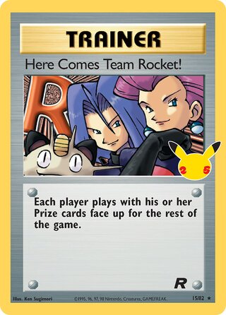 Here Comes Team Rocket!, Celebrations 015/082