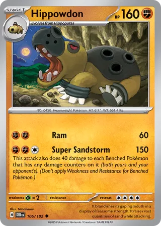 Hippowdon, Destined Rivals 106/182