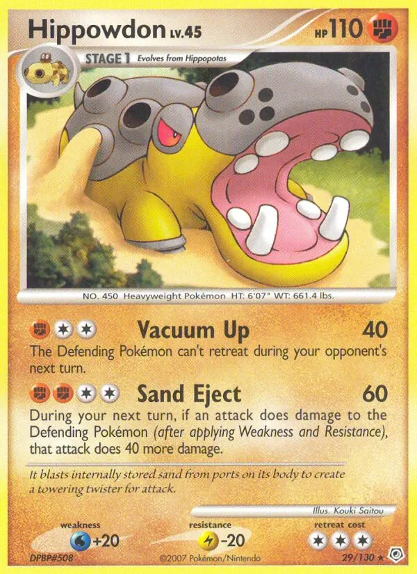 Hippowdon, Diamond & Pearl 029/130