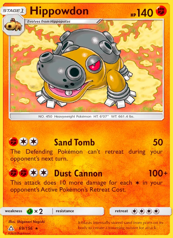Hippowdon, Ultra Prism 069/156