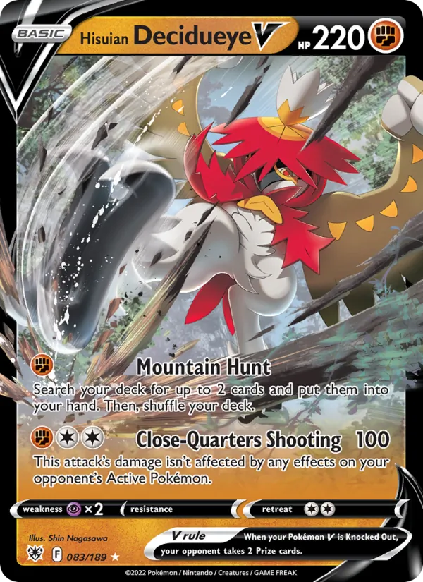Hisuian Decidueye V, Astral Radiance 083/189