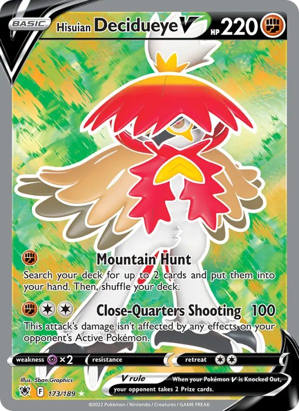 Hisuian Decidueye V, Astral Radiance 173/189