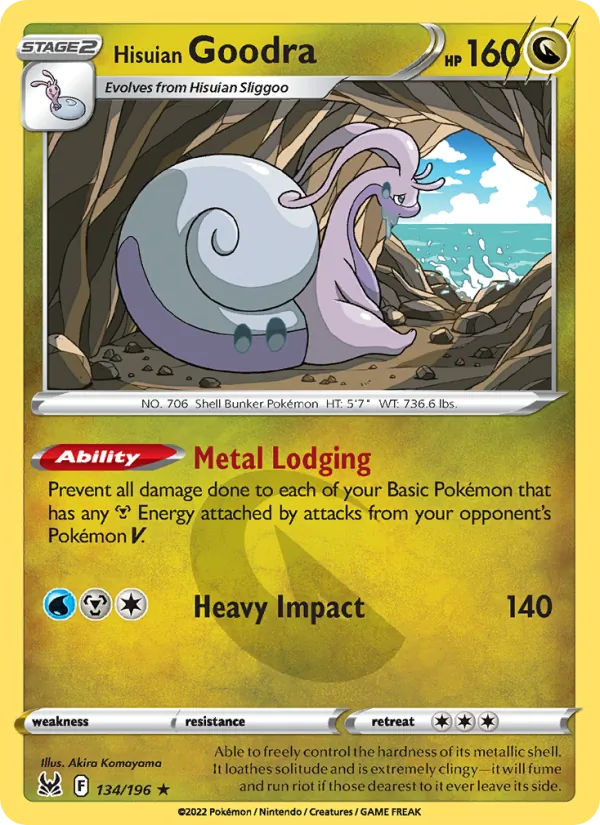 Hisuian Goodra, Lost Origin 134/196