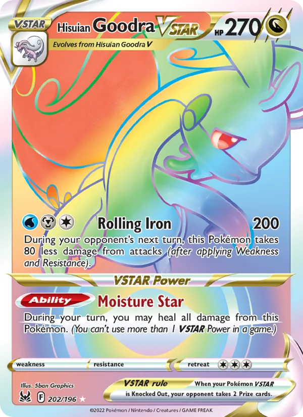 Hisuian Goodra VSTAR, Lost Origin 202/196